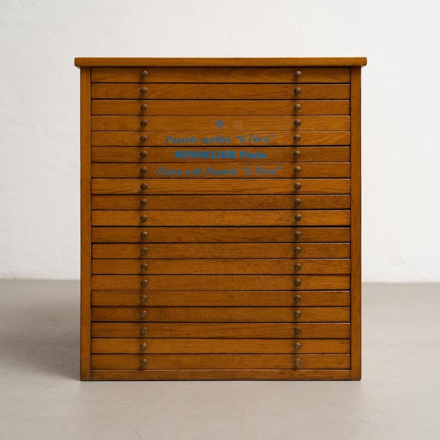 Vintage Pastel Paint Display Cabinet from Sennelier Paris, 1990 For Sale - Image 17 of 18