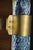 Sky Blue Twisted Photo Frame in Murano Glass and Brass, 2000 For Sale - Image 4 of 9
