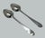 Antique Pair Irish Dublin Sterling Silver Serving Gravy Spoons John Pittar 1780 For Sale - Image 4 of 7