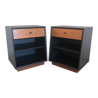 1960's Mid Century Modern Drexel Declaration Nightstands by Kipp Stewart - a Pair For Sale