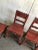 Antique Painted Wooden Dining Chairs, Set of 4, in Good conditions. Designed before 1890