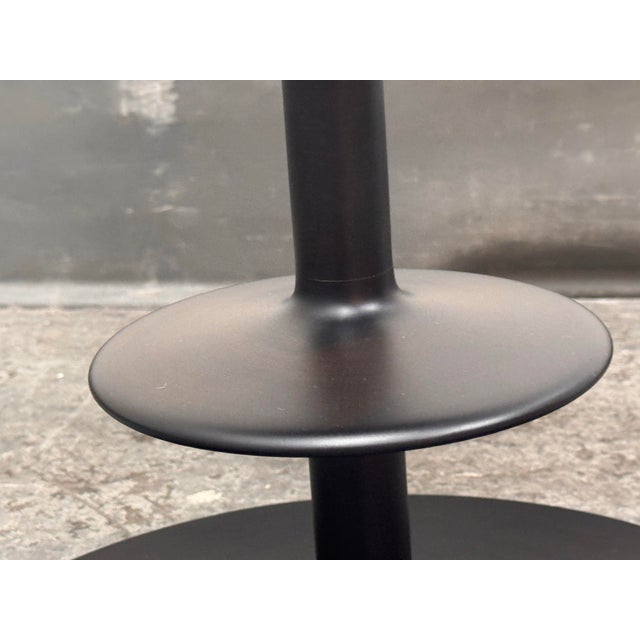 Wood Room & Board Parks Three-Disk Round End Table For Sale - Image 7 of 12