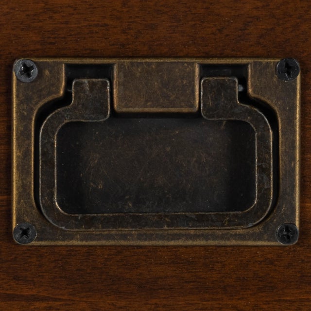 Coffee Larina Shaker Wood Side Table, Dark Brown For Sale - Image 8 of 9