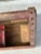 Wood Antique Early 20th Century Red Rustic Farmhouse Wooden Tool Caddy For Sale - Image 7 of 11