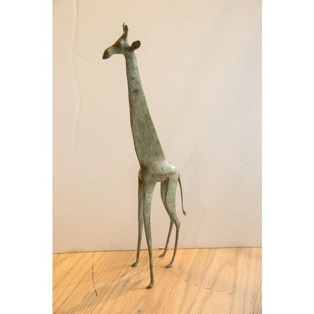 African Large Vintage African Giraffe For Sale - Image 3 of 8