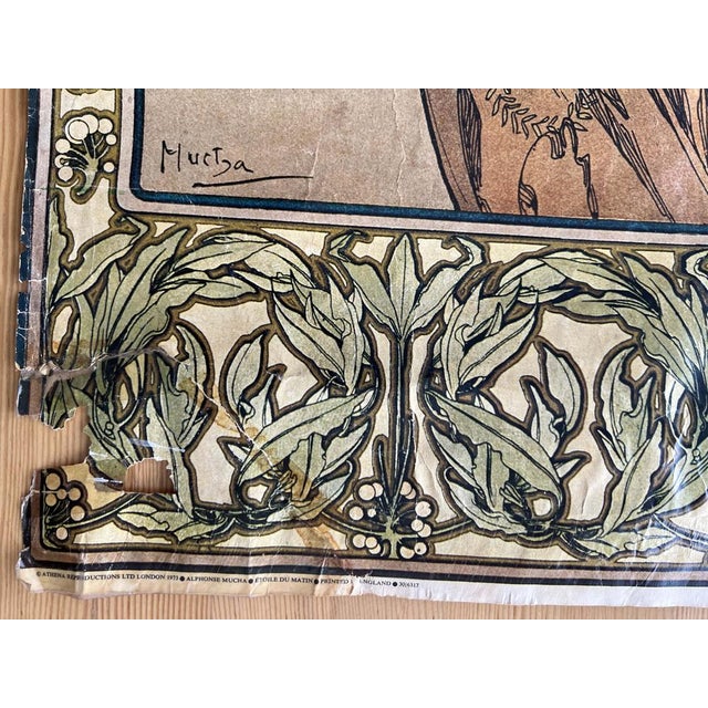 1970s Posters after Alphonse Mucha from Athena Reproductions Ltd. London, 1973, Set of 3 For Sale - Image 5 of 12