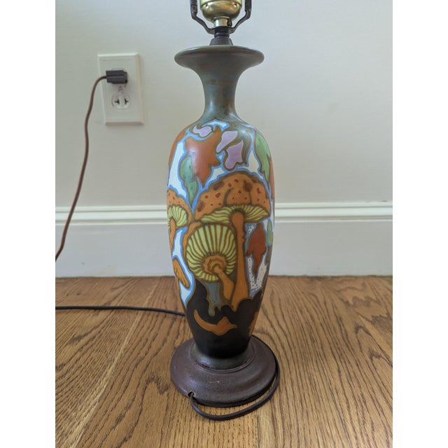 Art Nouveau Early 20th Century Gouda Holland Style Lamp For Sale - Image 3 of 8