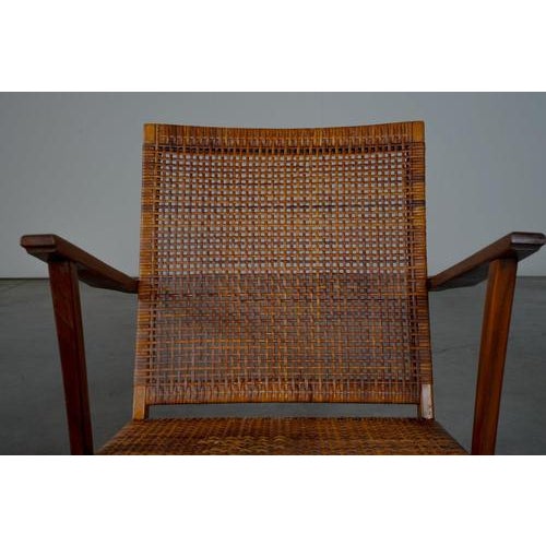 Dutch Teak and Webbing Chairs, 1950s, Set of 2 For Sale - Image 13 of 17