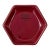 Vintage Viel Maroon Red Ceramic French Ashtray For Sale