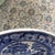 19th Century English Wild Rose Blue and White Plate For Sale - Image 11 of 12