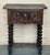 Mid 19th Century Pair of Dark Carved Spanish Nightstands with Drawer For Sale - Image 18 of 18