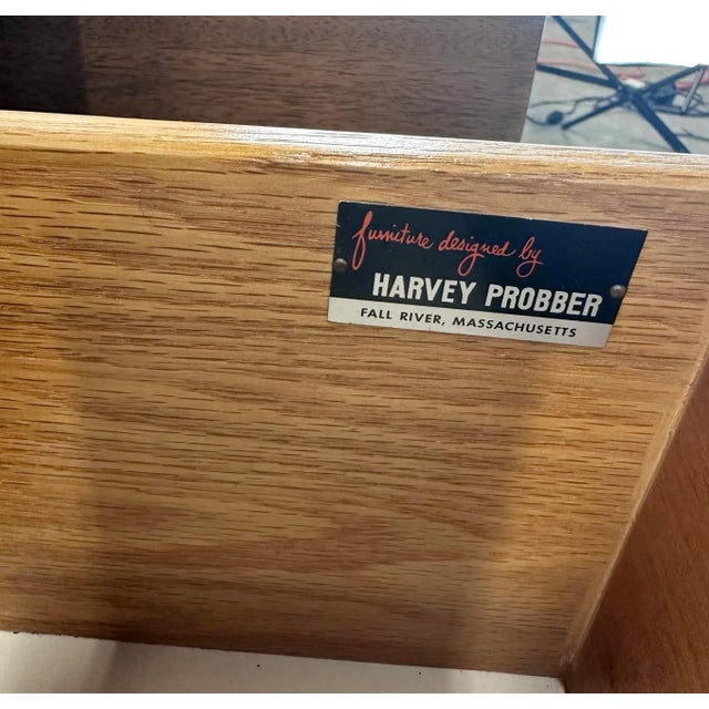 Mid-Century Writing Desk by Harvey Probber (Signed) For Sale - Image 11 of 13