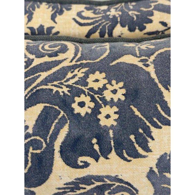 Early 21st Century Custom Fortuny Lumbar Pillows by Melissa Levinson, Linen & Cotton, Usa For Sale - Image 5 of 14