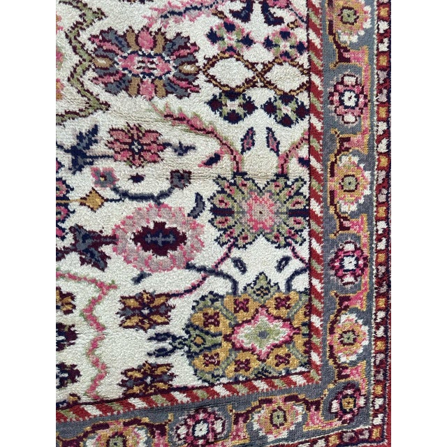 Large Antique Spanish Oushak Rug, 1920s For Sale - Image 6 of 18