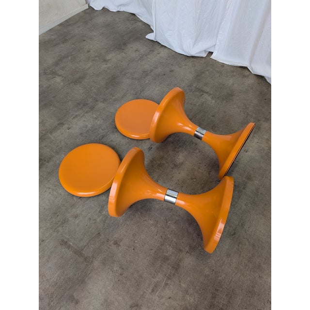 Vintage Mushroom Stool from Meblo, 1960s For Sale - Image 14 of 16