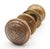 Mid 20th Century Antique Vernacular Reading Brass Passage Door Knob Set For Sale - Image 5 of 6