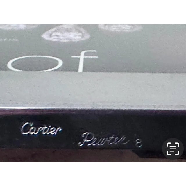 Cartier Vintage Pewter Picture Frame For Sale - Image 11 of 12
