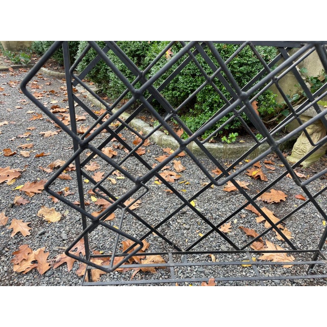 Tres Chic French Style Wrought Iron Baker’s Rack For Sale - Image 4 of 12