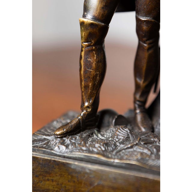 French 19th Century French Bronze Statuette of Napoleon Bonaparte For Sale - Image 3 of 11