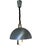 Up and Down Pendant in Brushed Metal, 1970s For Sale - Image 13 of 13