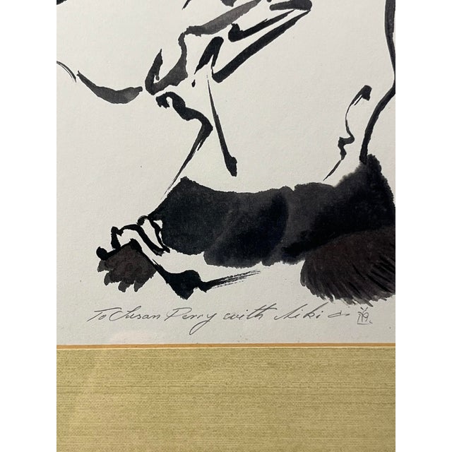 Vintage Limited Edition 1/1 Japanese-Inspired Ink Print – Signed & Zen Imagery For Sale - Image 4 of 10