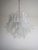 Italian Murano Three-Tier 48 Transparent Felci Glass Chandelier, 1990s For Sale - Image 15 of 15