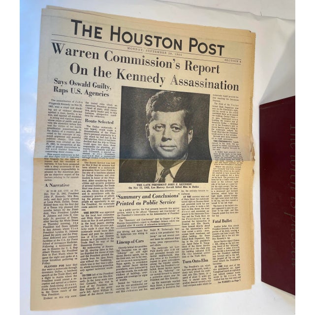 American 1964 “ the Torch Has Passed” JFK Book and Newspaper Article For Sale - Image 3 of 10