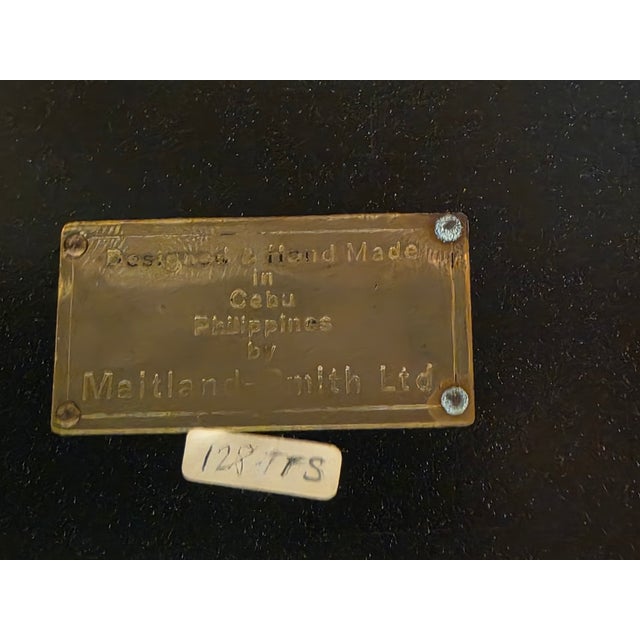 Maitland Smith Modern Altar or Console Table in Faux Shagreen, 20th Century For Sale - Image 10 of 10