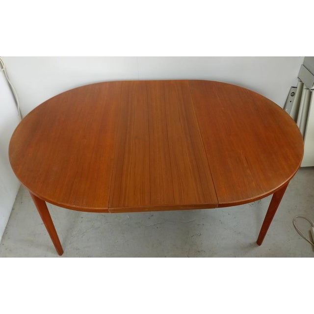 Round Teak Dining Table with Sören Expansion Plate, Denmark, 1960s For Sale - Image 12 of 15
