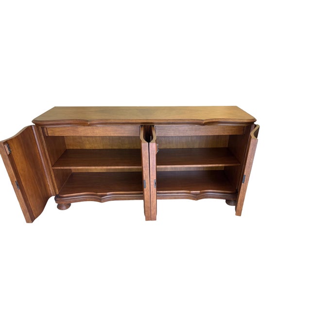 Jonathan Charles Jonathan Charles William Yeoward Belleville Buffet Cabinet- Grey Fruitwood Finish For Sale - Image 4 of 12