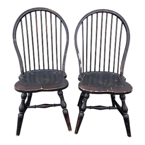 20Thc Children's Windsor Chairs, Pair