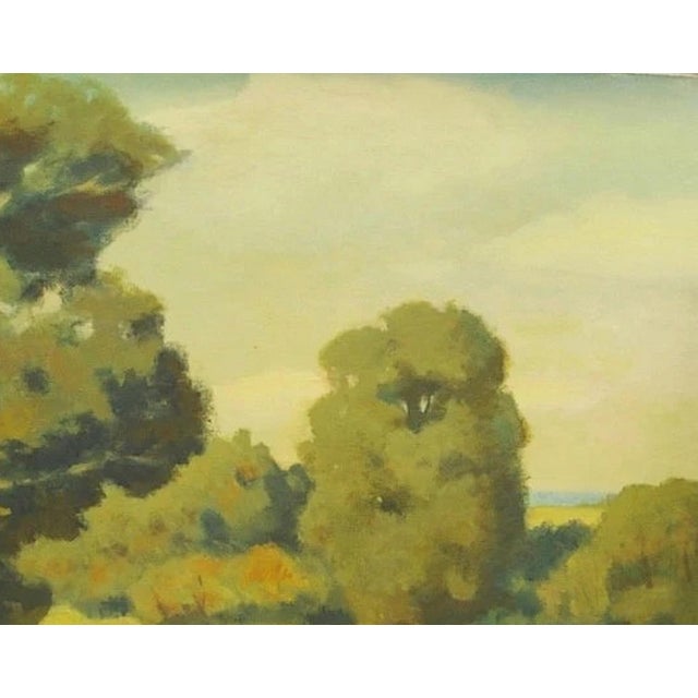 Realism Original Impressionist Oil Painting - Woodland Scenery, Ukrainian Art 1988 120-150 For Sale - Image 3 of 6