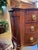 Traditional Vintage Mahogany Serpentine Chest With Brass Gallery For Sale - Image 3 of 8