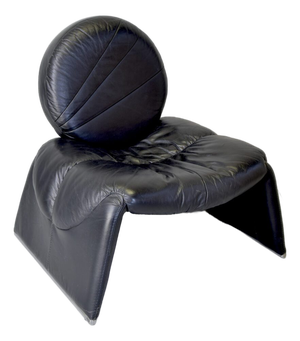 Calypso C35 Armchair by Vittorio Introini for Saporiti Italia, 1980s