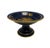 Vintage Bareuther Bavaria Germany Echt Cobalt Blue Footed Compote 22k Gilding For Sale - Image 4 of 9