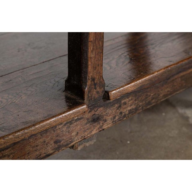 18th Century English Oak Dresser Base, 1780s For Sale - Image 14 of 18
