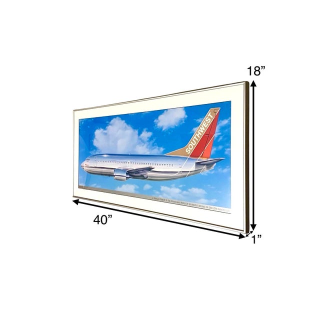 CelebrateSouthwest Airlines with this beautifully framed art piece featuring iconic airplanes from the airline. Perfect...