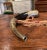 19th Century French Mounted Drinking Horn With Engraved Brass and Tassels For Sale - Image 9 of 10