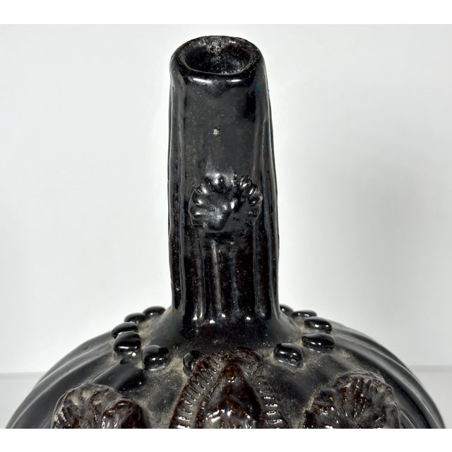 Antique Lady of Guadalupe Holy Water Pottery Jug for your consideration. The jug measures approx. 8 inches tall and 5 1/2...