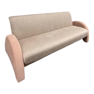 Postmodern Sculptural Art Deco Revival Futon Sofa