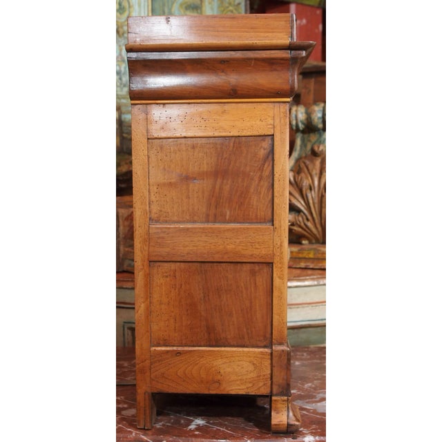 Wood Miniature Walnut 2 Door Cabinet, 19th Century For Sale - Image 7 of 8