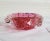 Beautiful mid-century Archimede Seguso Murano Attributed Bullicante bowls in a gorgeous cranberry pink color. This is a...