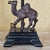 Berman Camel Table Lamp With Palm Motif Stem, Bronze-Tone Desert Safari Accent Lamp, 29"h For Sale - Image 13 of 18
