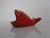 Mid-Century Modern Red Ceramic Fish Ashtray, Italy, 1960s For Sale - Image 3 of 14
