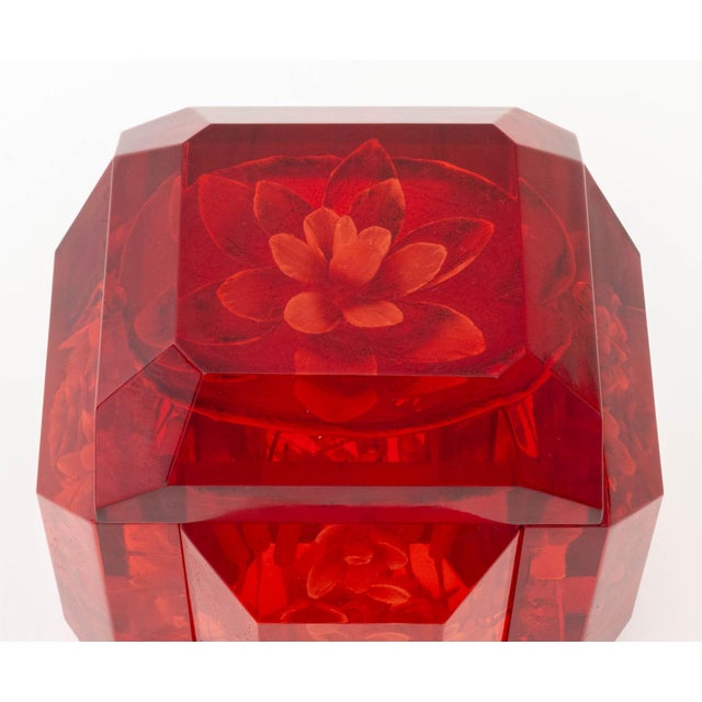 Joyce Francis "Blood Lotus" Covered Box For Sale - Image 10 of 12