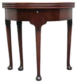 18th Century Mahogany Triple Top Game Table