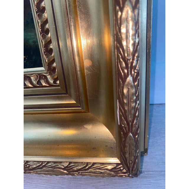 Large 19th Century Mountain Landscape Painting Signed Bracht For Sale In Tampa - Image 6 of 15