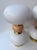 Contemporary Brass and Murano Glass Textured Bulb Lamps - Pair For Sale - Image 6 of 12