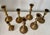 Collection of Solid Brass Candlesticks, S/7 For Sale - Image 4 of 4