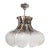 Mid 20th Century Smoky "Artichoke" Chandelier by Carlo Nazon for Mazzega For Sale